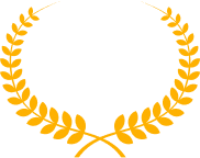 Graphic of a golden laurel wreath symbolizing achievement.